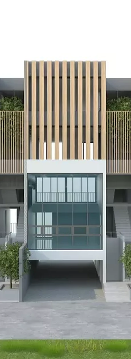 ภาพด้านหน้าอาคาร PZENT office